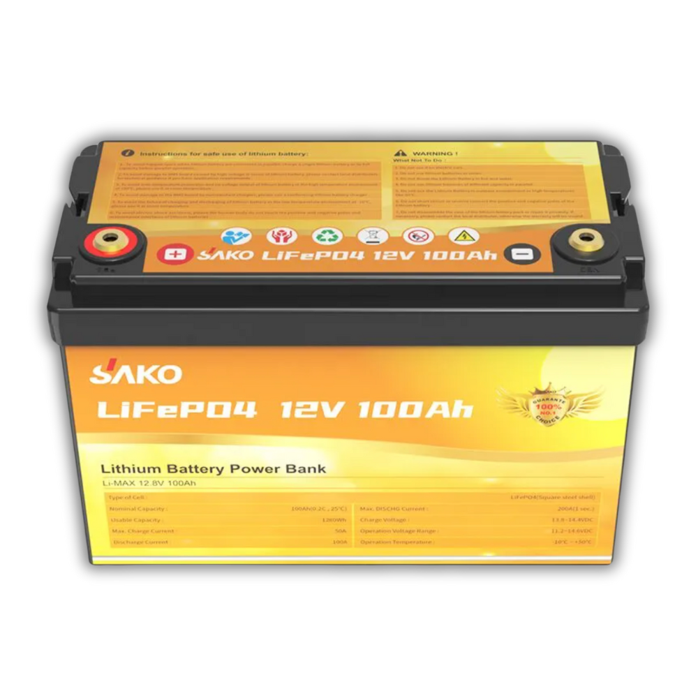 Batterie Lithium Li-Max 1,2 kWh (12V/100Ah)