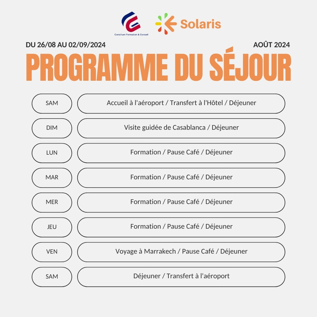 Séminaire en Ressources Humaines au Maroc