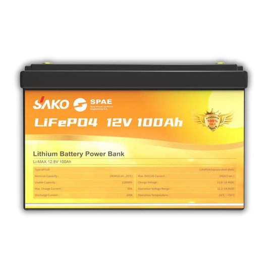 Batterie Lithium Li-Max 1,2 kWh (12V/100Ah)